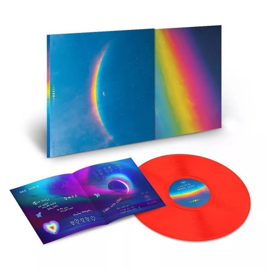 Coldplay - Moon Music Exclusive Limited Translucent Red Color Vinyl LP