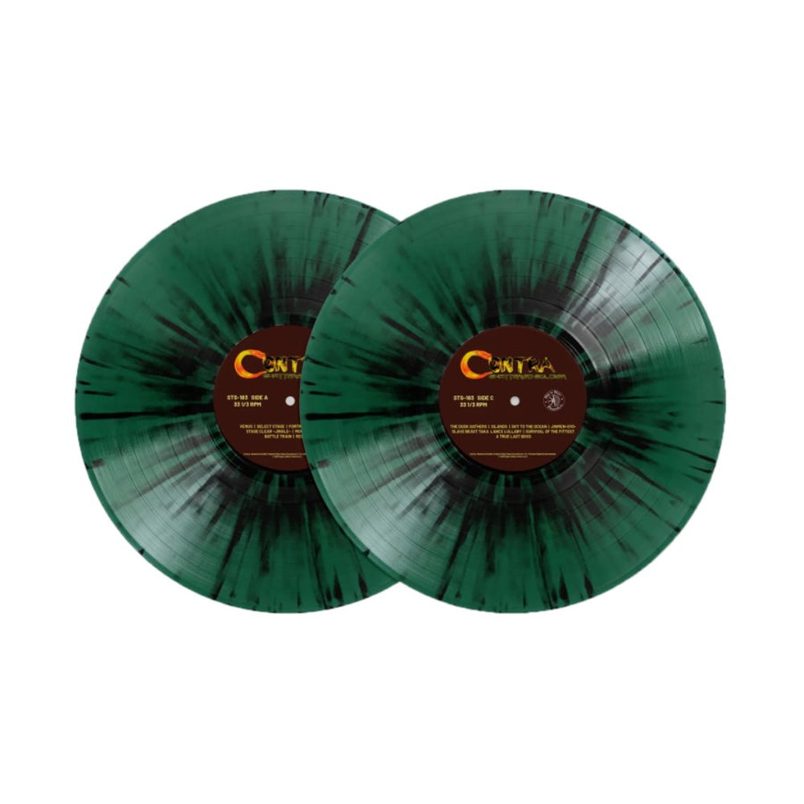 Contra: Shattered Soldier (Original Video Game Soundtrack) Exclusive Limited Opaque Evergreen/Black Splatter Color Vinyl 2x LP