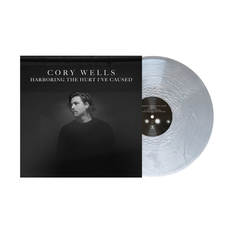 Cory Wells - Harboring The Hurt I've Caused Exclusive Limited Silver/Clear Galaxy Color Vinyl LP