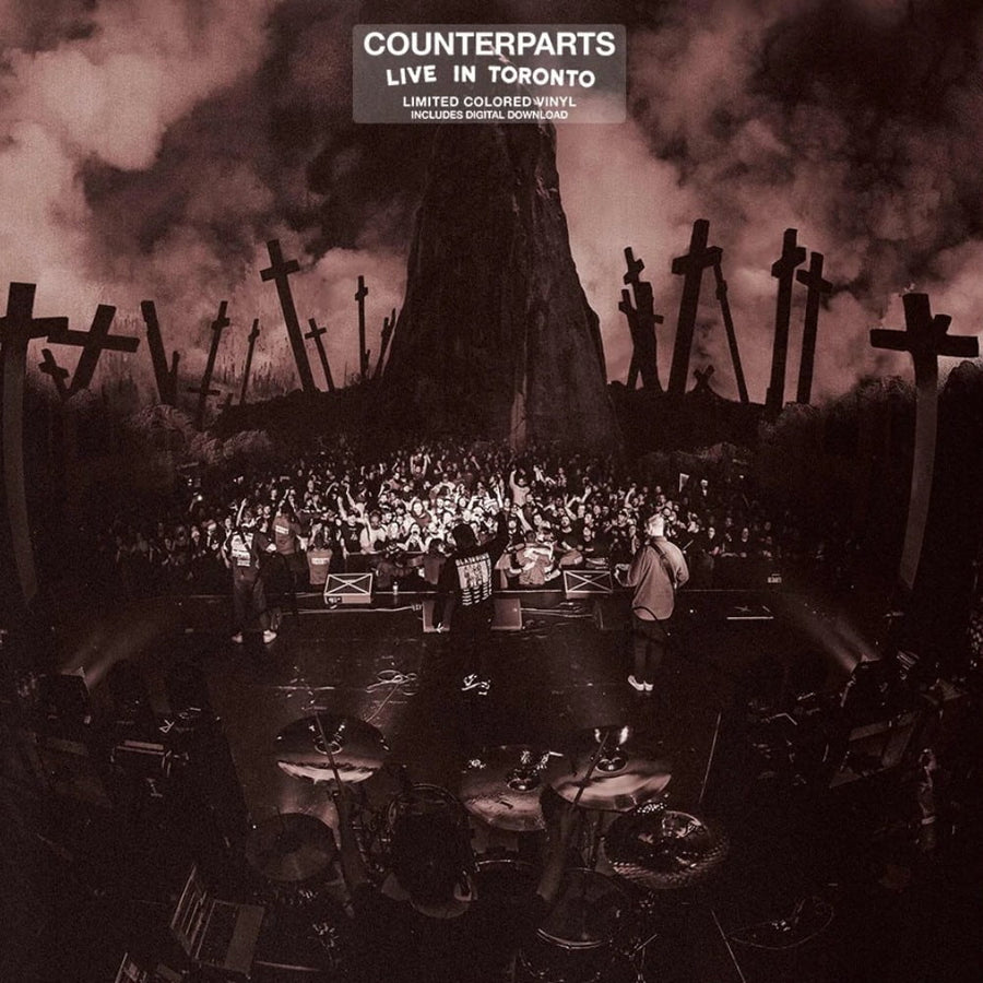 Counterparts - Live In Toronto Exclusive Limited Edition Brown/Electric Blue Aside/Bside/Heavy White/Oxblood Splatter Color Vinyl LP