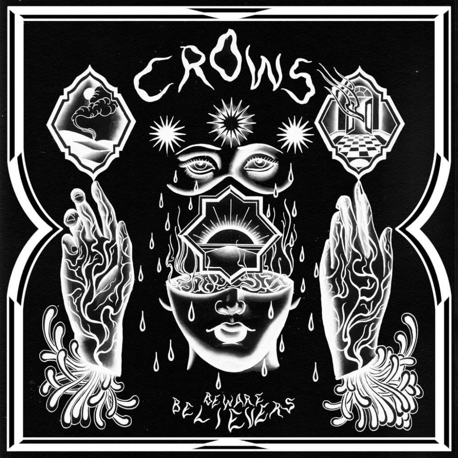 Crows - Reason Enough Exclusive Limited Neon Yellow/Black Splatter Color Vinyl LP