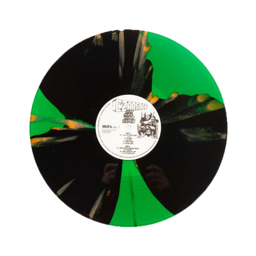 Czarface - Every Hero Needs A Villain Exclusive Limited Black & Green Spinner/Orange Splatter Color Vinyl 2x LP