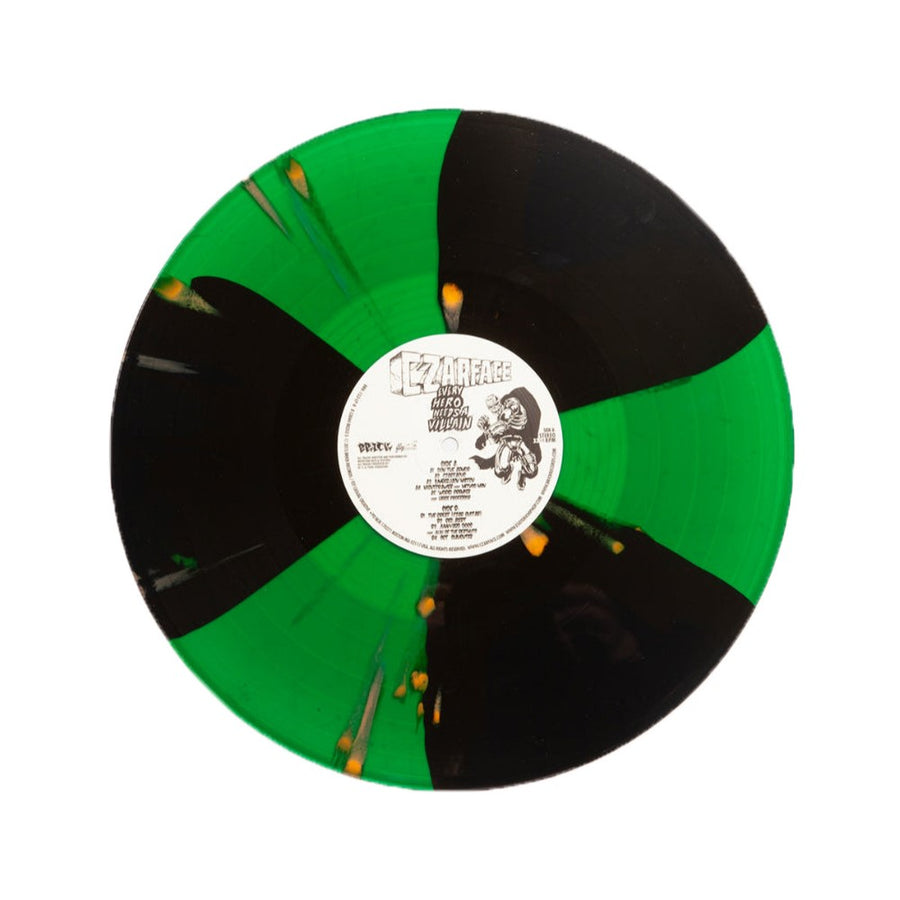 Czarface - Every Hero Needs A Villain Exclusive Limited Black & Green Spinner/Orange Splatter Color Vinyl 2x LP