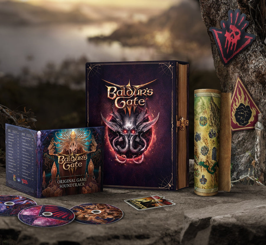 Baldur’s Gate 3 Deluxe Edition Video Game PC Edition with Stickers & Soundtrack