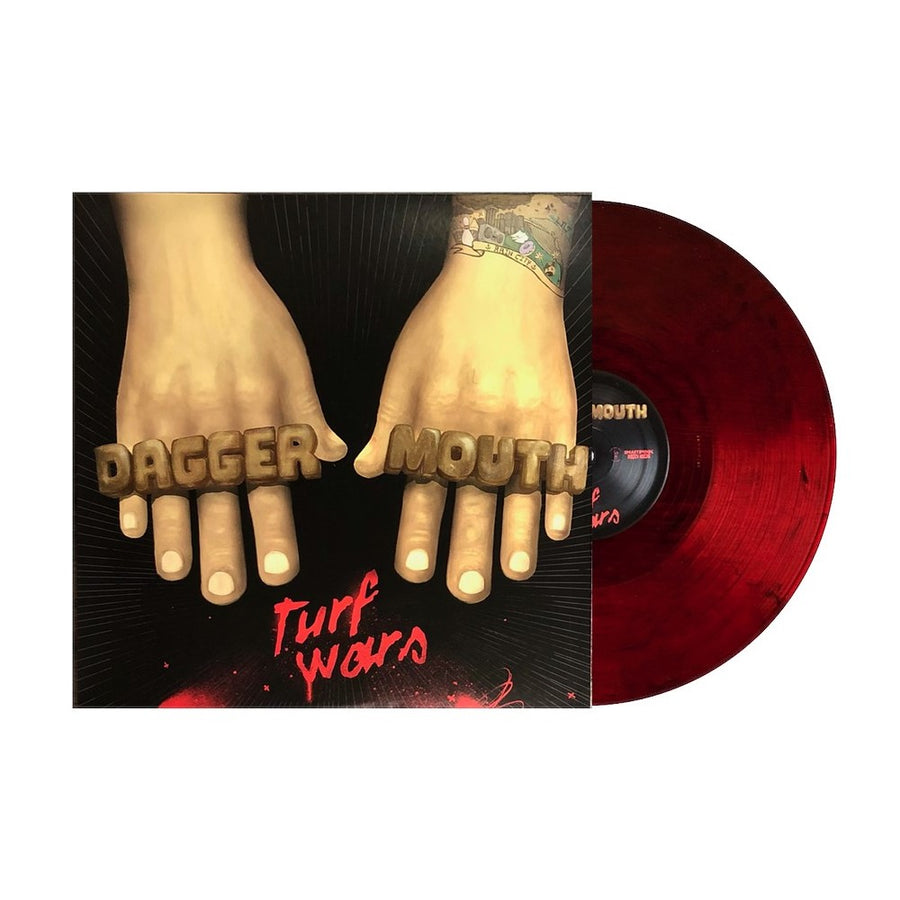 Daggermouth - Turf Wars Exclusive Limited Trans Fire Orange/Black Swirl Color Vinyl LP