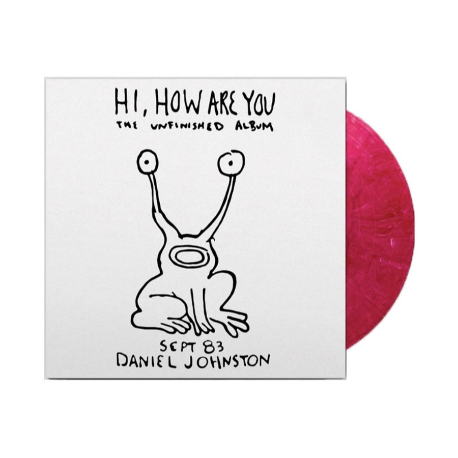 Daniel Johnston - Hi, How Are You? 40th Anniversary Exclusive Ruby Red Color Vinyl LP