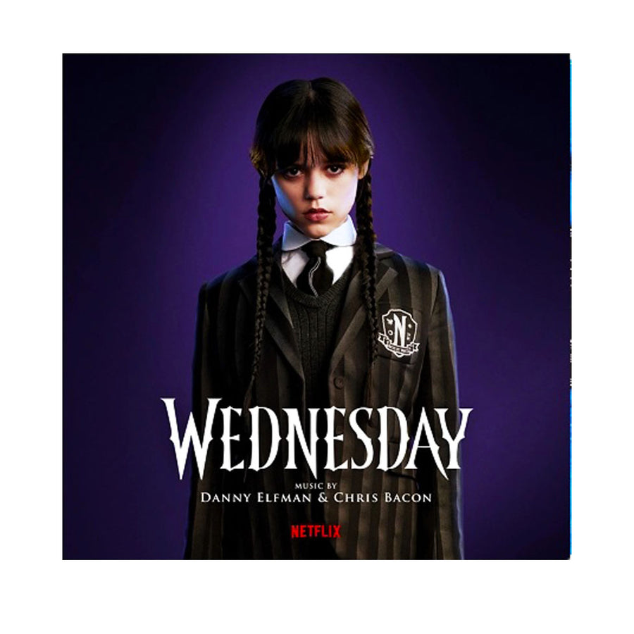 Wednesday Season 1 Netflix Original Series Soundtrack Exclusive Blue Goth w/ Smoky Shadow Colored Vinyl 2LP