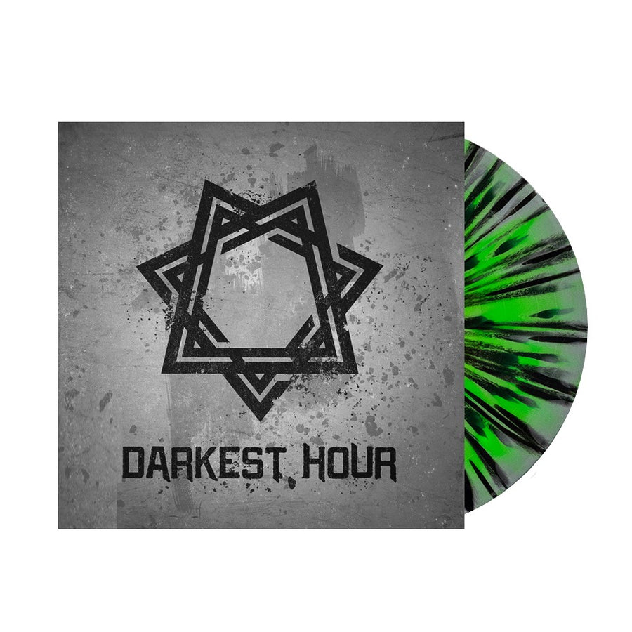 Darkest Hour Exclusive Limited Edition Silver/Neon Green/Black Splatter Color Vinyl 2x LP