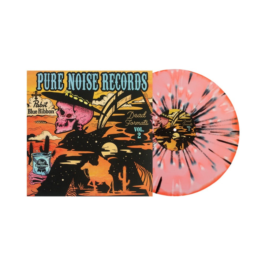 Dead Formats - Dead Formats Vol. 2 Exclusive Limited Pink & Orange/Black/White Splatter Color Vinyl LP