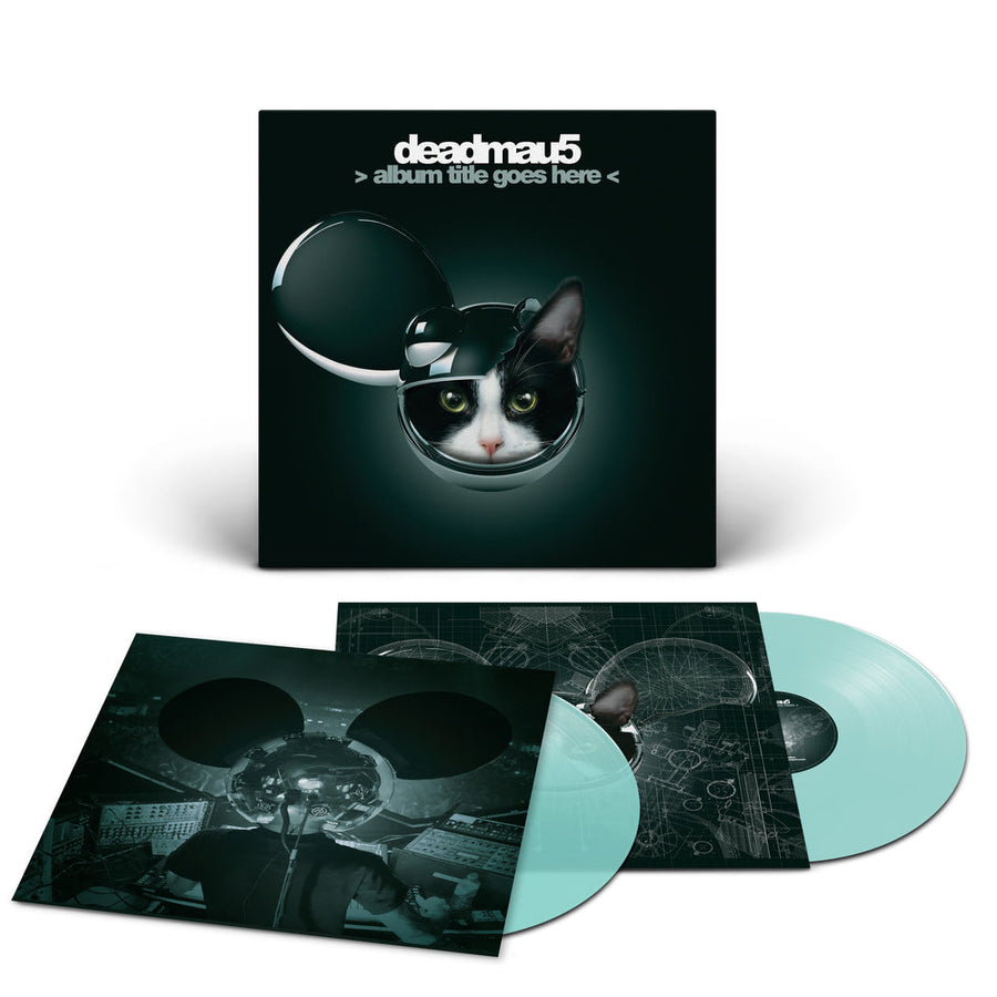 Deadmau5 - > Album Title Goes Here < Exclusive Limited Sea Blue Color Vinyl 2x LP