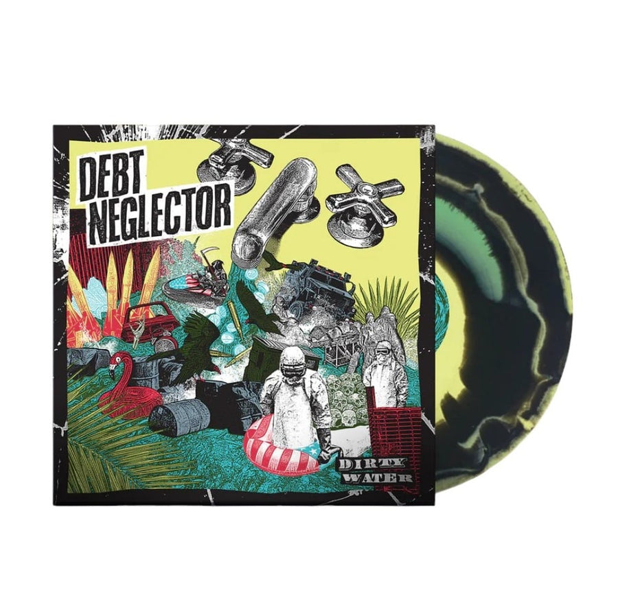 Debt Neglector - Dirty Water Exclusive Limited Yellow/Green/Black Smash Color Vinyl LP