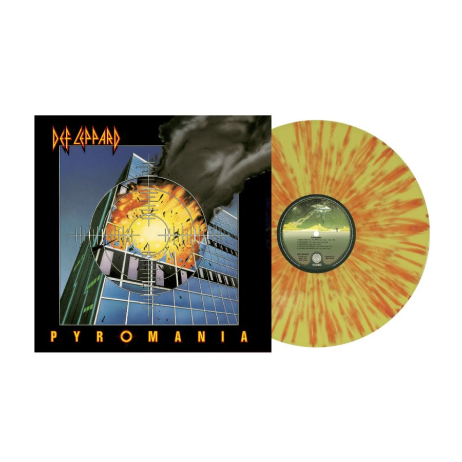 Def Leppard - Pyromania 40th Anniversary Exclusive Limited Orange/Yellow Splatter Color Vinyl Rock-LP