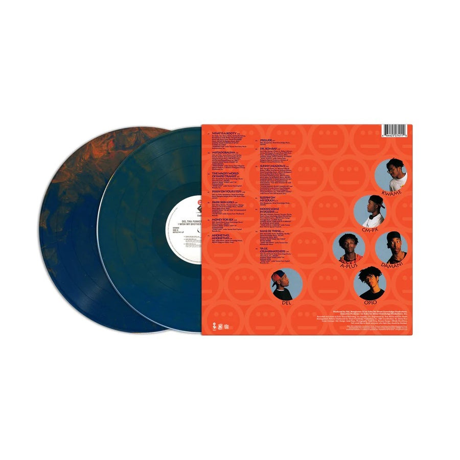 Del Tha Funkee Homosapien - I Wish My Brother George Was Here Exclusive Limited Day-Glo Washed Color Vinyl 2x LP + OBI