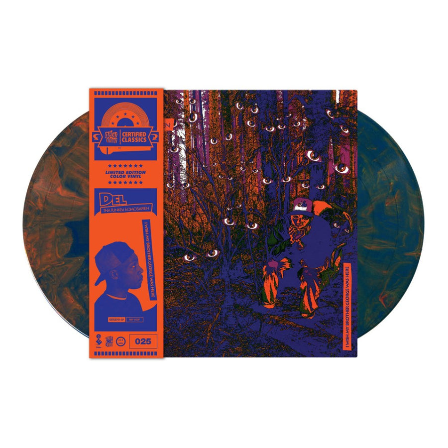 Del Tha Funkee Homosapien - I Wish My Brother George Was Here Exclusive Limited Day-Glo Washed Color Vinyl 2x LP + OBI