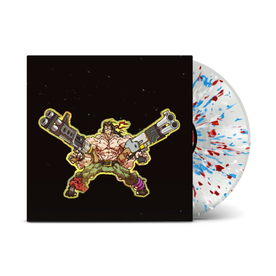 Deon van Heerden - Broforce Original Soundtrack Exclusive Limited USA Flag Splatter Color Vinyl LP