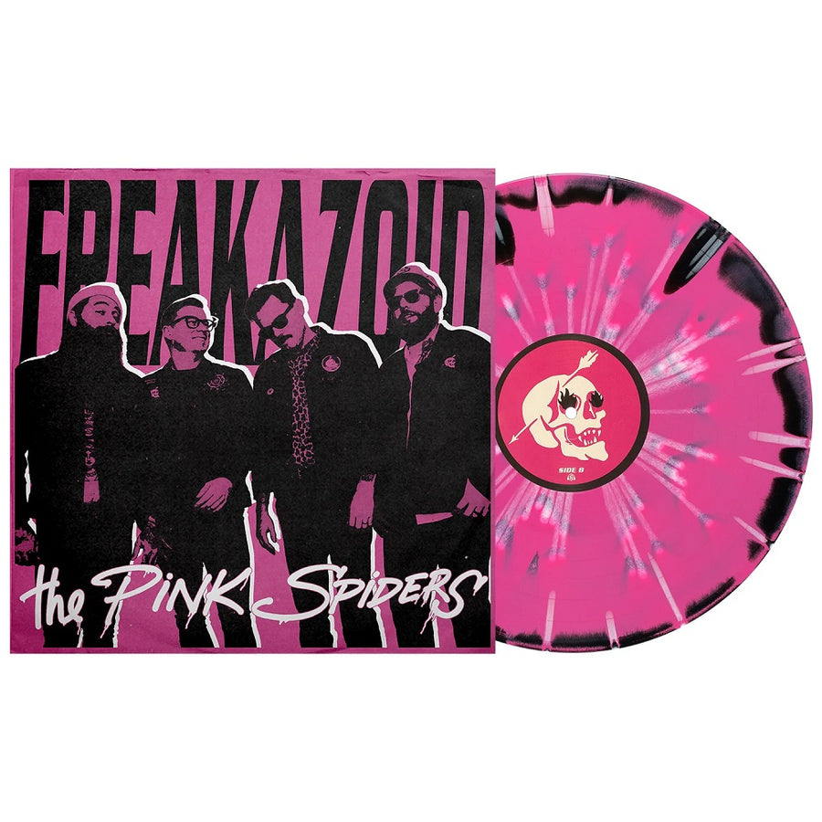 The Pink Spiders - Freakazoid Exclusive Limited Edition Black & Hot Pink Aside/Bside W/ White Splatter Vinyl LP