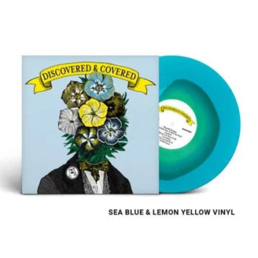 Discovered & Covered Exclusive Limited Edition Sea Blue/Lemon Yellow Colored Vinyl LP Record