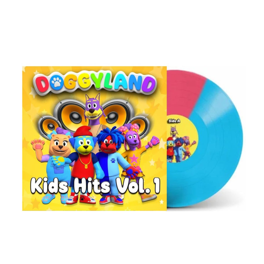 Doggyland - Kid Hits, Vol. 1 Exclusive Limited Half Pink/Blue Color Vinyl LP