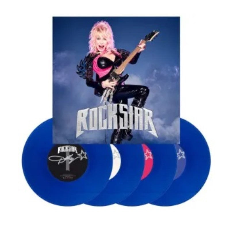 Dolly Parton - Rockstar Exclusive Limited Edition Clear Blue Color Vinyl 4x LP Record