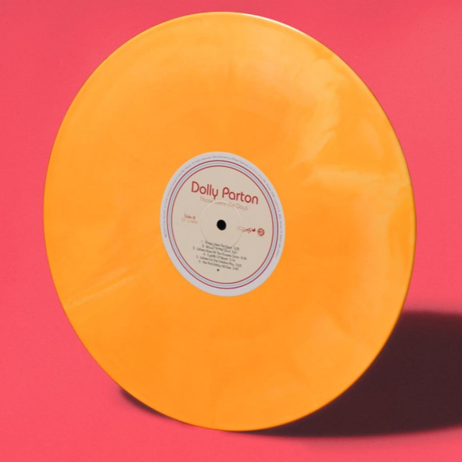 Dolly Parton - Those Were the Days Exclusive ROTM Club Edition Orange Galaxy Color Vinyl LP