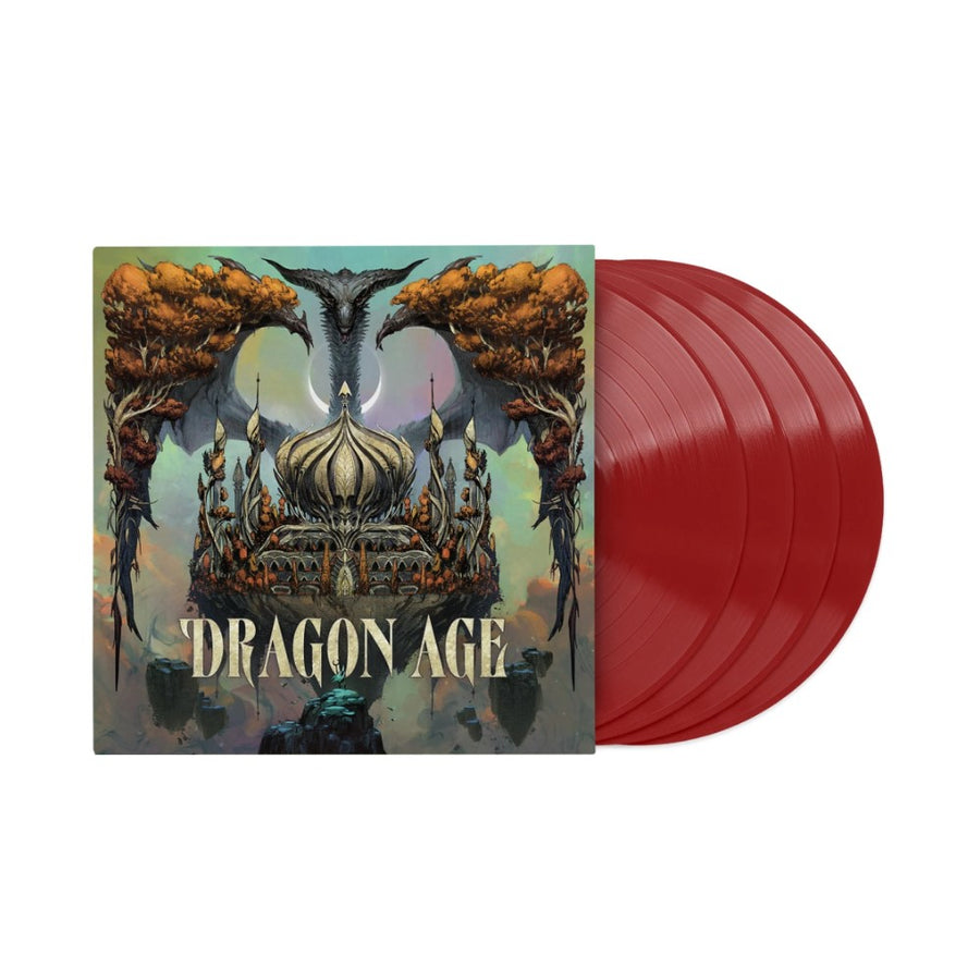 Dragon Age Selections From the Original Game Soundtrack Exclusive Limited Edition Opaque Red Colored Vinyl 4x LP Box Set