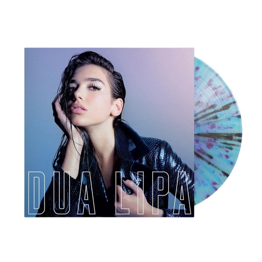 Dua Lipa Exclusive Limited Black/Blue/Purple Splatter Color Vinyl LP