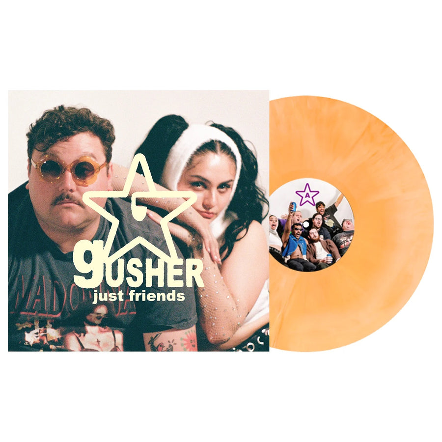 Just Friends - Gusher Exclusive Limited Edition Orange, Bone & White Galaxy Colored Vinyl LP Record