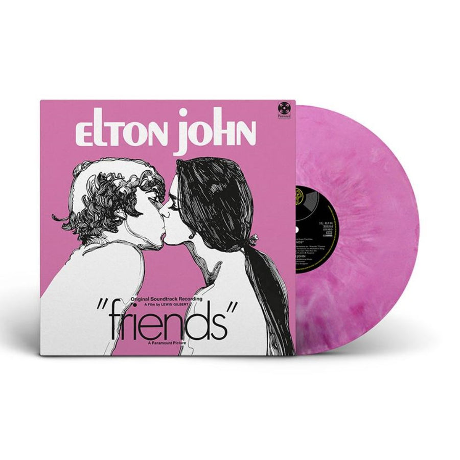 Elton John - Friends Exclusive Limited Pink Marbled Color Vinyl LP