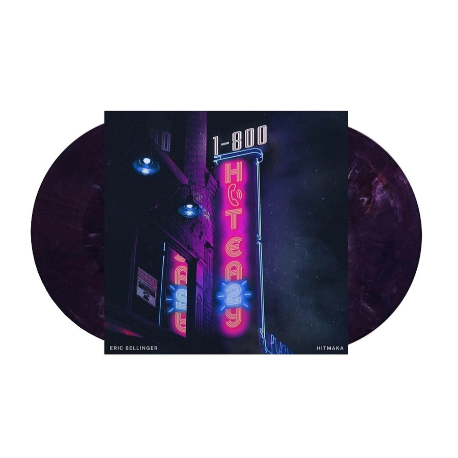 Eric Bellinger - 1-800-Hit Eazy Line 1 & 2 Exclusive Dark Purple Marble Color Vinyl 2x LP Limited Edition #500 Copies