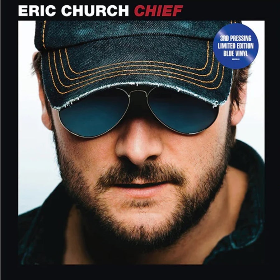 Eric Church - Chief Exclusive Limited Blue Color Vinyl LP