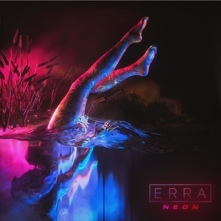 ERRA - Neon Exclusive Limited Edition Hot Pink in Ultra-Clear/Black/Cyan Heavy Splatter Color Vinyl LP Record