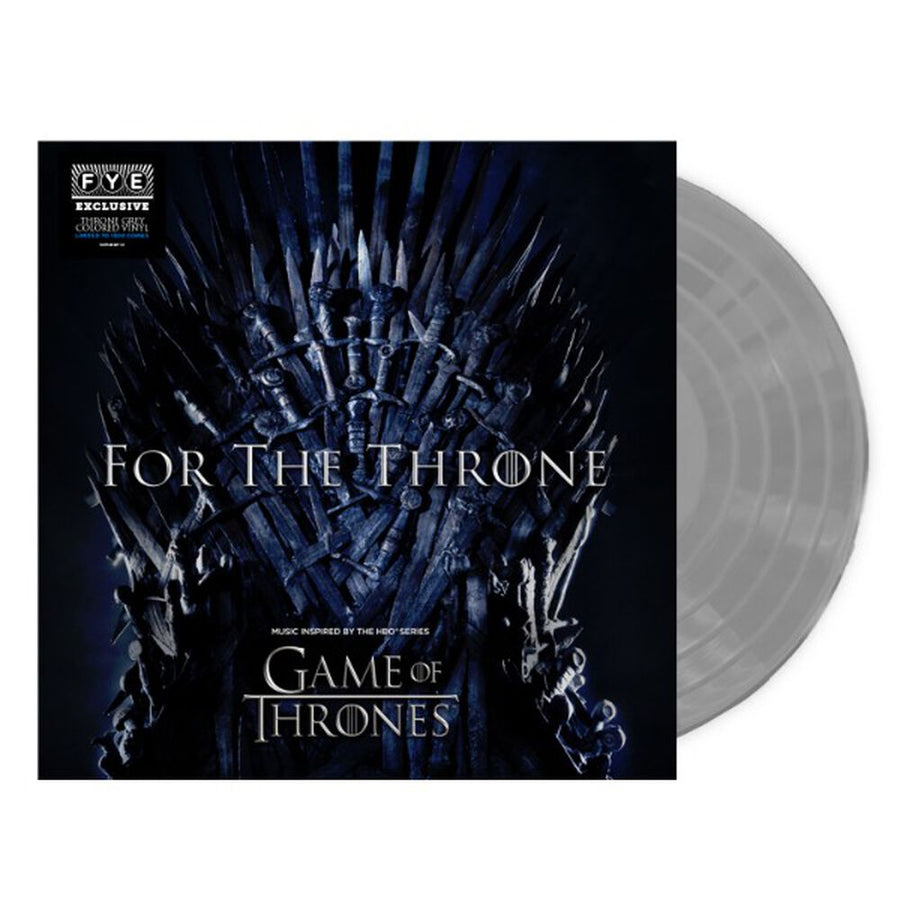 Game of Thrones For The Throne TV Soundtrack Music Inspired by Game of Thrones Exclusive Grey Colored Vinyl LP