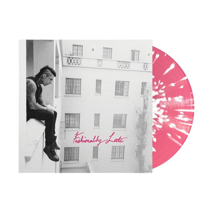 Falling In Reverse - Fashionably Late Exclusive Anniversary Limited Hot Pink/White Splatter LP