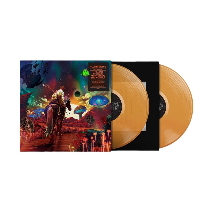 Father John Misty - Greatish Hits: I Followed My Dreams And My Dreams Said To Crawl Exclusive Limited Transparent Orange Color Vinyl 2x LP