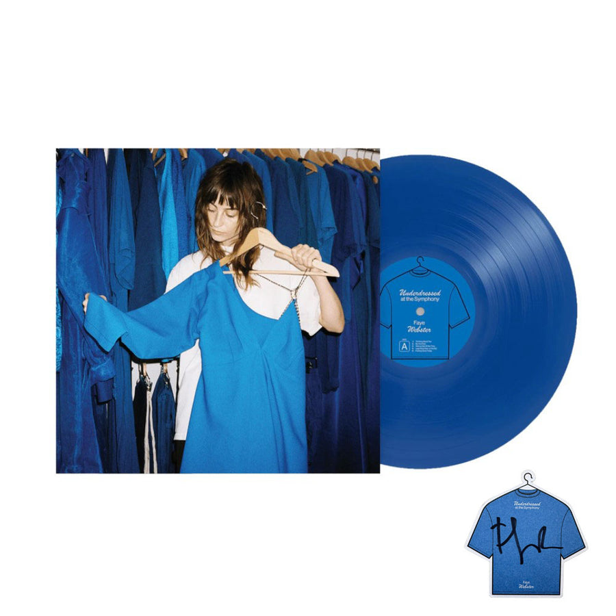 Faye Webster - Underdressed At The Symphony Exclusive Limited Faye Blue Color Vinyl LP + Autographed Insert