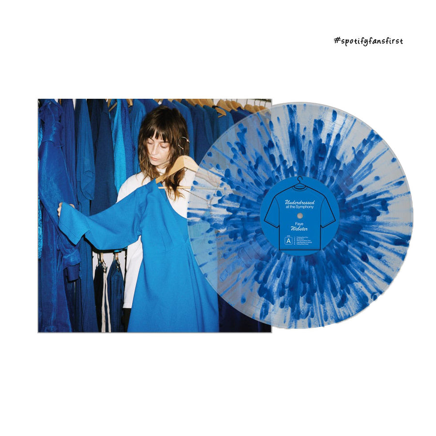 Faye Webster - Underdressed At The Symphony Exclusive Limited Clear w/ Blue Splatter Chandelier Color Vinyl LP