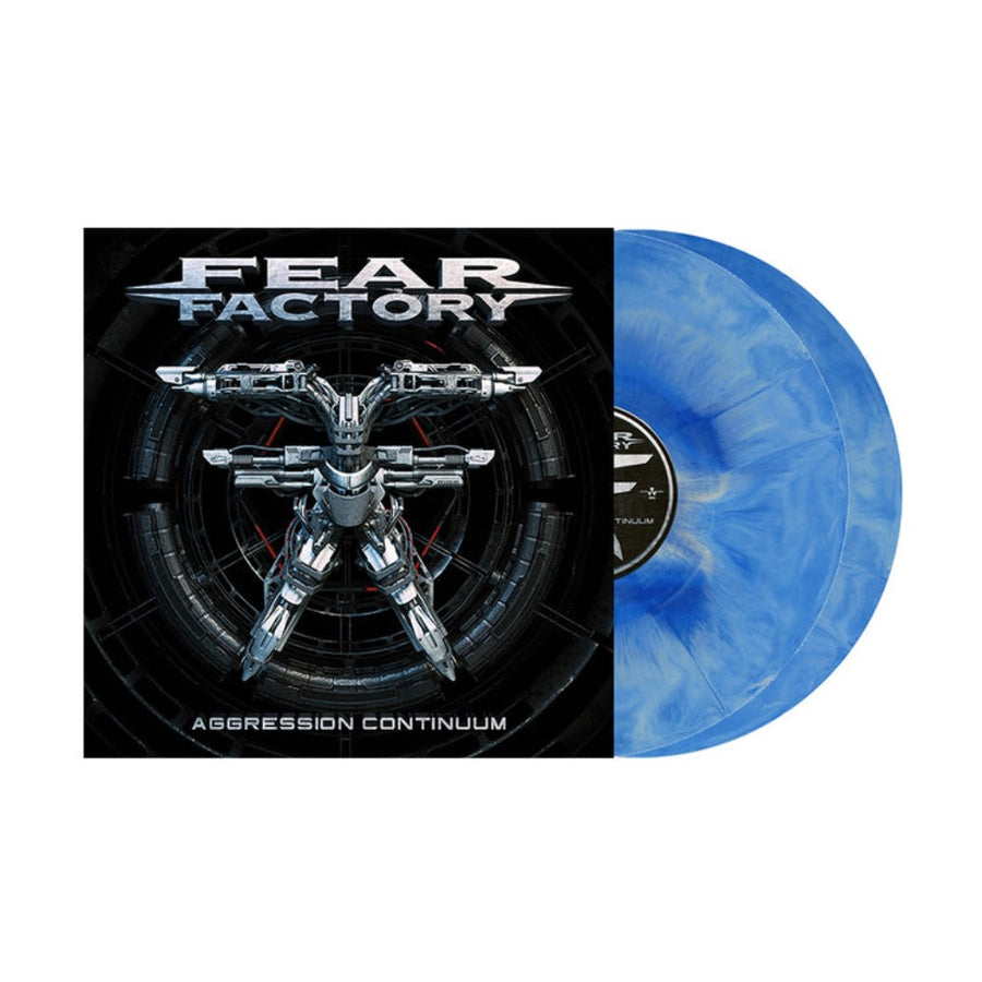 Fear Factory - Aggression Continuum Exclusive Limited Blue/White Marbled Color Vinyl 2x LP