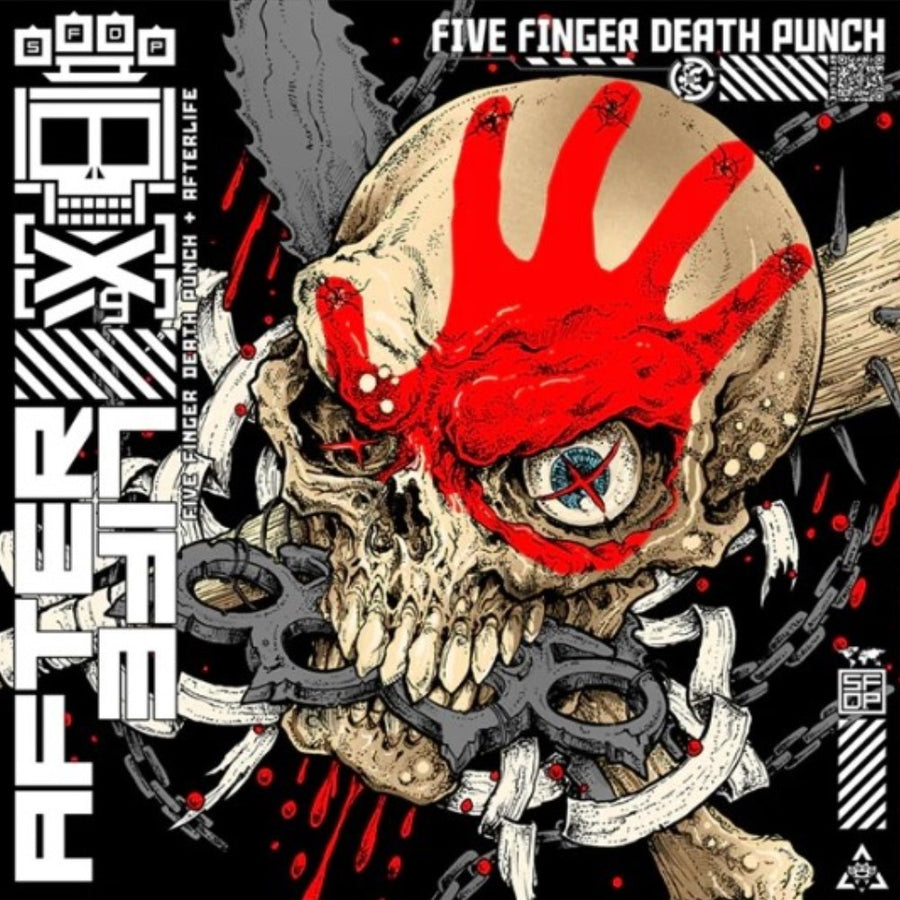 Five Finger Death Punch - Afterlife Exclusive Limited Metallic Silver Color Vinyl LP
