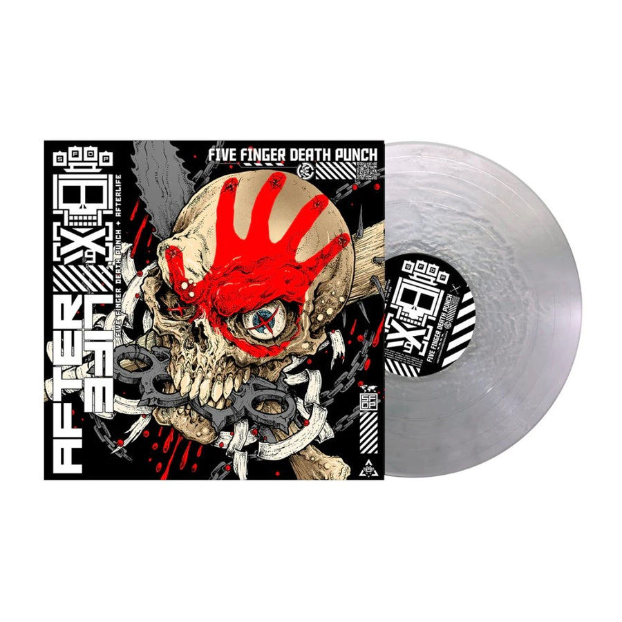 Five Finger Death Punch - Afterlife Exclusive Limited Metallic Silver Color Vinyl LP