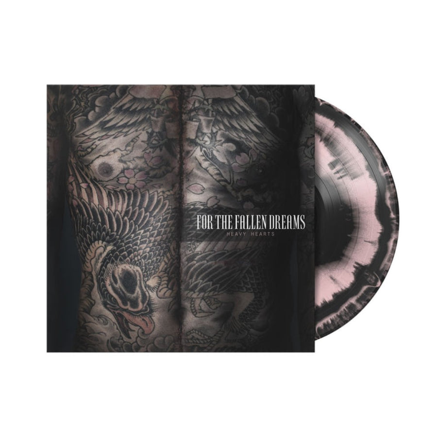 For The Fallen Dreams - Heavy Hearts Exclusive Limited Black/Pink Smush Color Vinyl LP