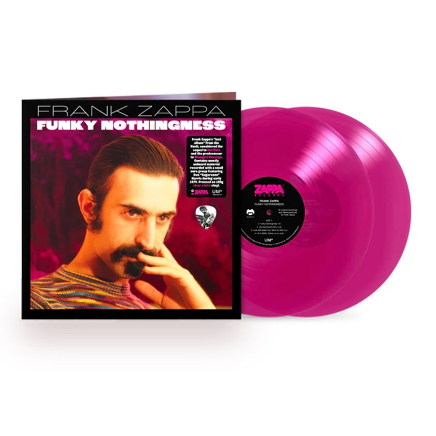 Frank Zappa - Funky Nothingness Exclusive Limited Edition Transparent Violet Color Vinyl 2x LP Record