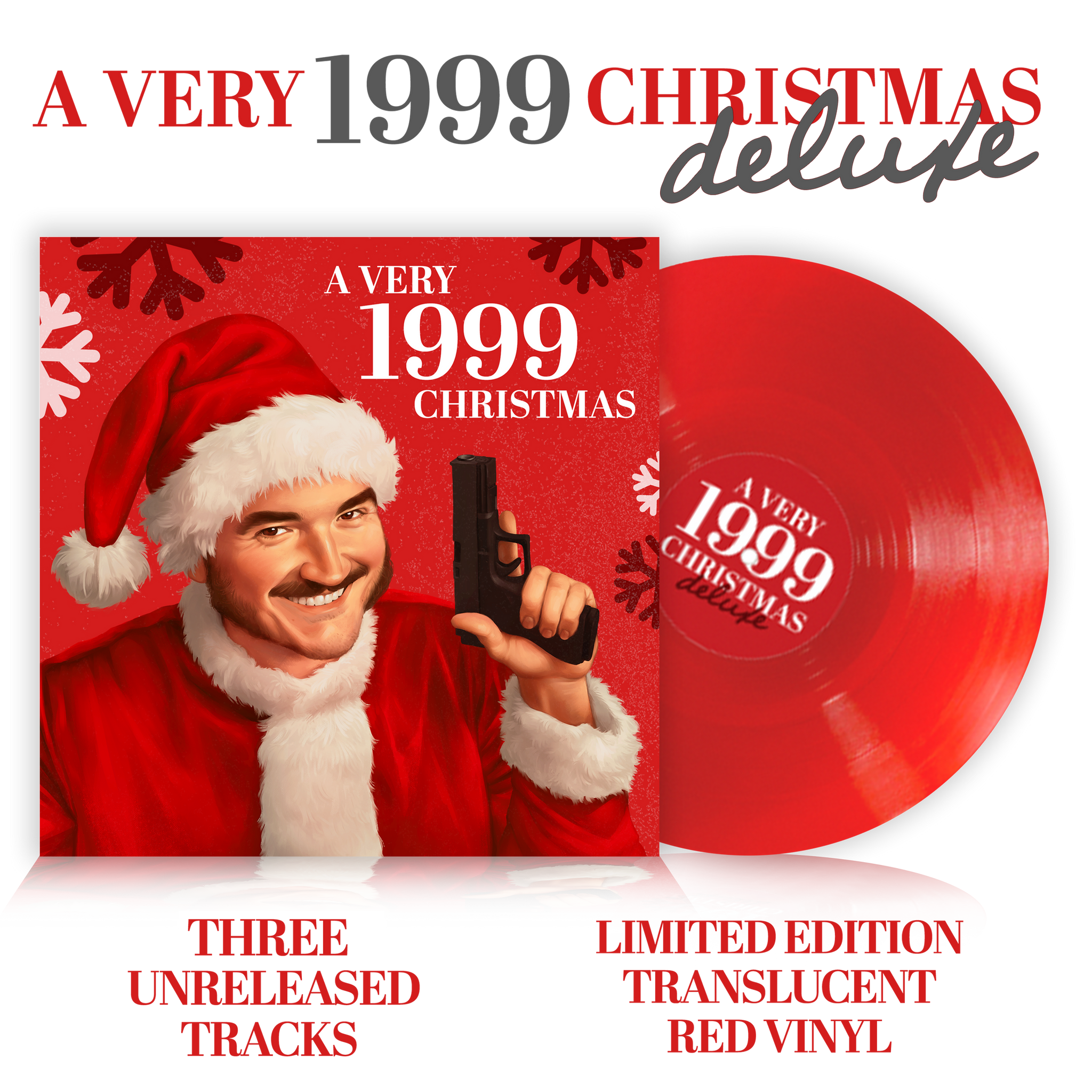 Schlatt A Very 1999 Christmas Deluxe Edition Red Color Vinyl LP