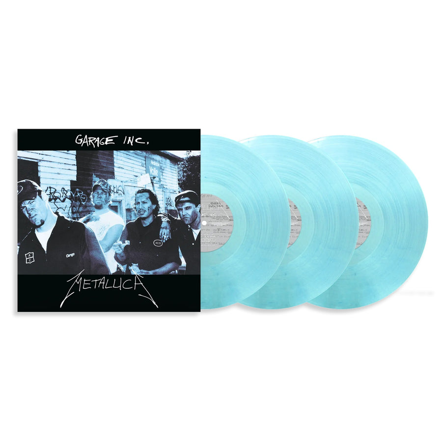 Metallica - Garage Inc: Limited Edition Fade To Blue Color Vinyl 3x LP Record
