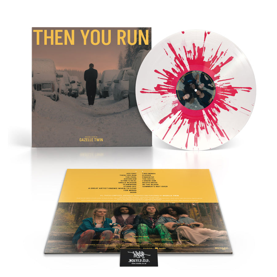 Gazelle Twin - Then You Run Exclusive Limited Edition White & Berry Splatter Color Vinyl LP Record