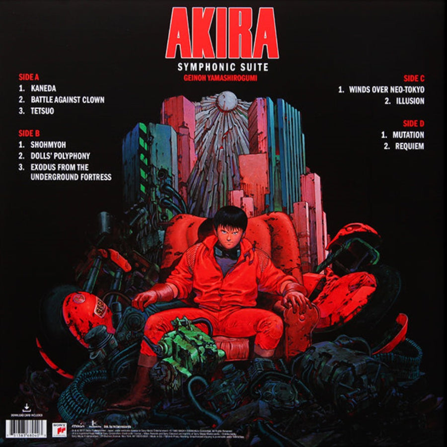 Geinoh Yamashirogumi - Akira Soundtrack Exclusive Limited Orange/Black/White Color Splatter Vinyl 2x LP