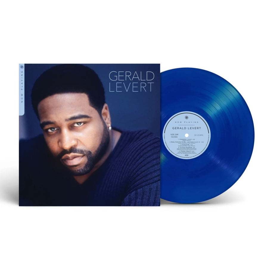 Gerald Levert - Now Playing Exclusive Limited Edition Casanova Cobalt Blue Color Vinyl LP Record