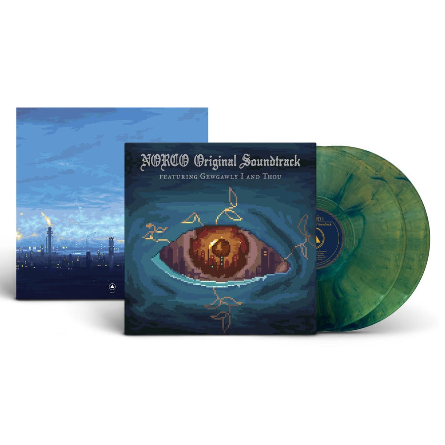 Gewgawly I & Thou - NORCO Original Game Soundtrack Exclusive Limited Gulf Coast Green/Blue Color Vinyl 2x LP