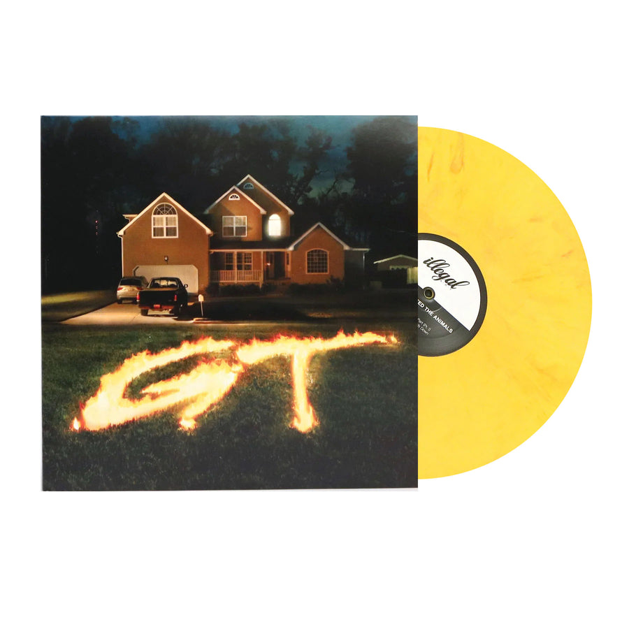 Girl Talk - Feed The Animals Limited Edition yellow flame Colored Vinyl LP #500