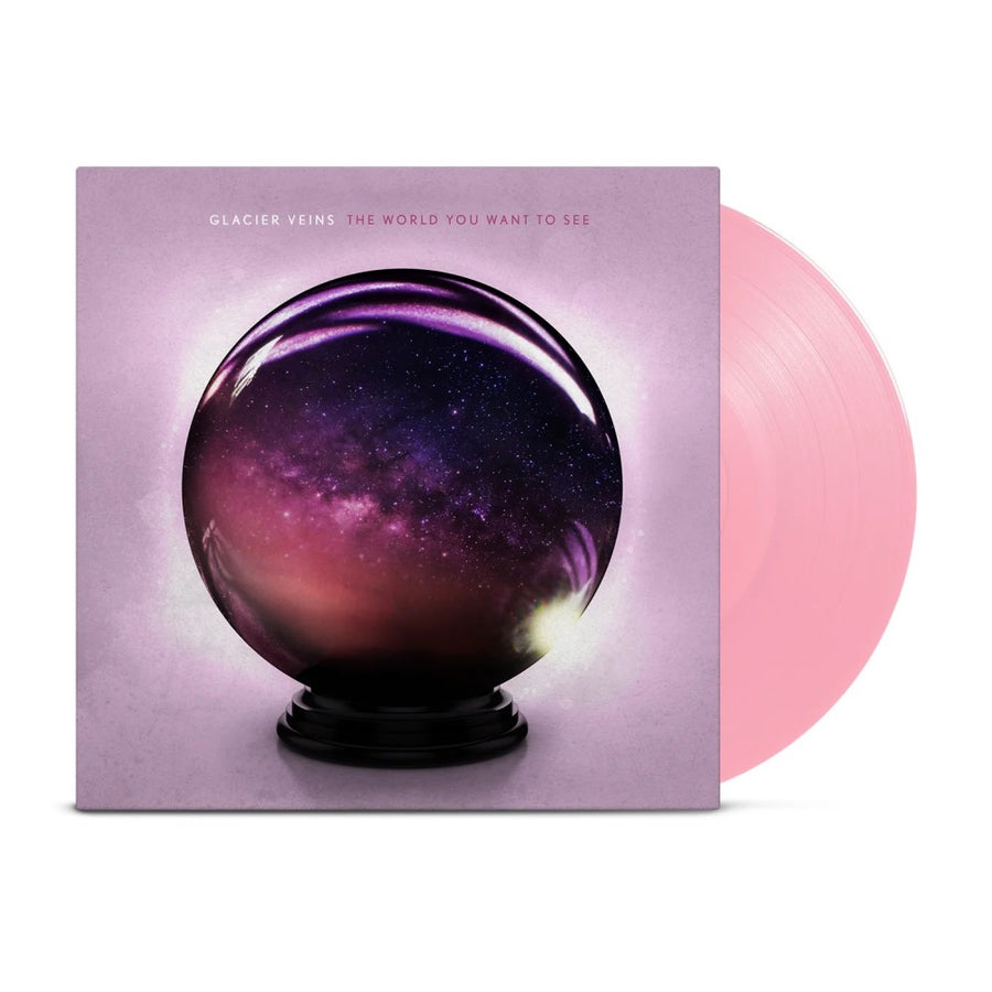 Glacier Veins - The World You Want To See Exclusive Limited Pink Color Vinyl LP