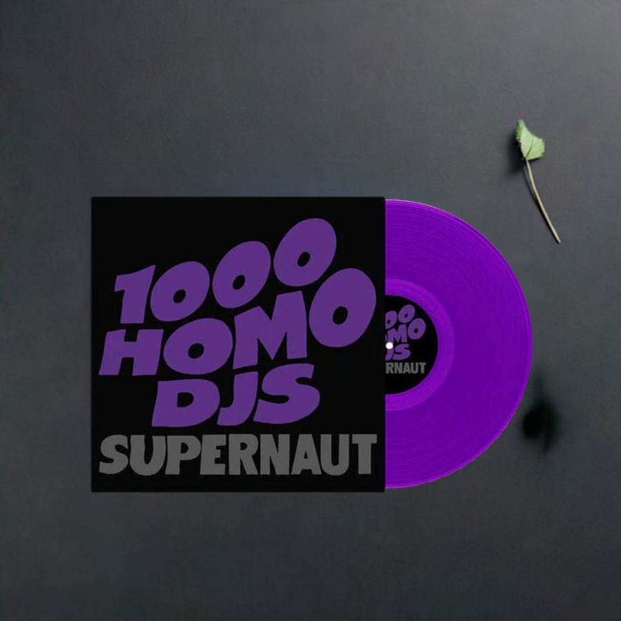 1000 Homo Djs & Ministry - Supernaut Limited Edition Purple Vinyl LP Record